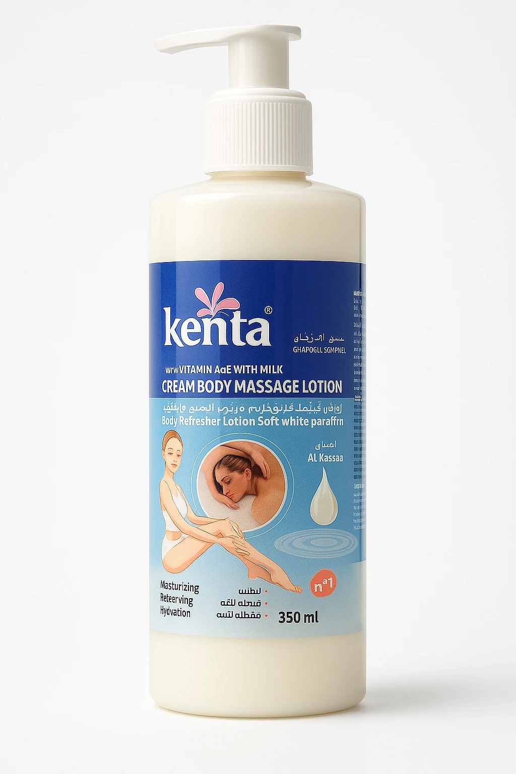 Kenta Cream Body Massage Lotion With Milk