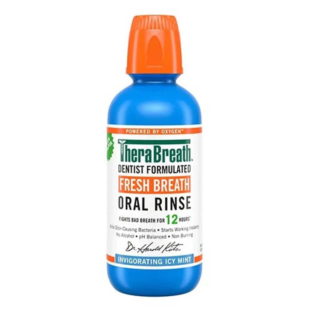 TheraBreath Fresh Breath Oral Rinse Mild Mint