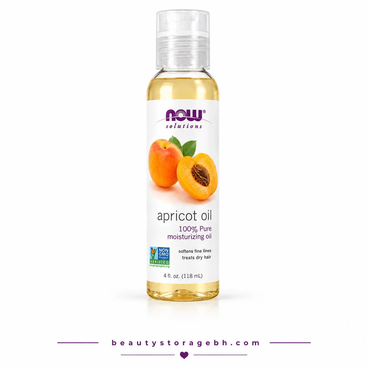 NOW Solutions Apricot Oil 100% Pure Moisturizing Oil
